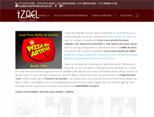 Tablet Screenshot of izaelpizzabuffet.com.br